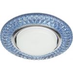 Светильник ЭРА DK LD23 BL1/WH декор cо светодиодной подсветкой Gx53, голубой Б0029628 (артикул 15980673) – фото 1