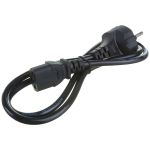 Кабель питания ExeGate Power PC-1P Евровилка Schuko- С13 VDE-250V-3х0.5-CU 6A черный 1.0м 280640 (артикул 20334016) – фото 1