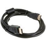 Кабель HDMI Cablexpert 1.5м v2.0 19M/19M черный позолоченные разъемы экран 2 ферритовые кольца пакет CCF2-HDMI4-5 (артикул 19968238) – фото 1