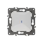 Выключатель с подсветкой ЭРА 14-1102-01 10АХ-250В, IP20, Elegance, белый Б0034215 (артикул 15903842) – фото 1