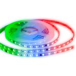 Комплект адресной ленты Apeyron 24В, 14,4Вт/м, smd5050, 60д/м, IP65, подложка 10мм (белая), 5м, RGB/ 10-96 (артикул 21195286) – фото 1