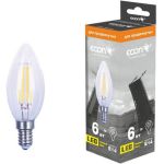 Светодиодная лампа ECON LED CN 6Вт E14 2700K B35 FIL 926011 (артикул 16477441) – фото 1
