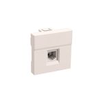 Телефонная розетка IEK RJ-11, категория 3, 2 модуля CKK-40D-RT2-K01 (артикул 15167318) – фото 1