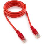 Патч-корд Cablexpert UTP PP12-1.5M/R кат.5e, 1.5м, литой, многожильный красный PP12-1.5M/R (артикул 15933238) – фото 1