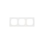 3-постовая рамка LK Studio белый 864304-1 (артикул 16062426) – фото 1