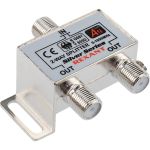 Делитель REXANT ТВ х 2 + 3шт. F BOX 5-1000 МГц Silver 05-6101 (артикул 16198125) – фото 1