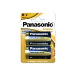 Элементы питания Panasonic LR20 Alkaline Power BL2 5875 (артикул 17782162) – фото 1