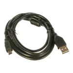 Кабель Cablexpert USB 2.0 Pro AM/miniBM 5P 1.8 м экран черный CCF-USB2-AM5P-6 (артикул 16205190) – фото 1