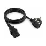 Кабель питания Cablexpert 1.8м, Schuko- C13, VDE, 10А, черный, с заземлением, PC-186-VDE (артикул 19561044) – фото 1