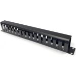Кабельный организатор Hyperline CM-1U-ML16-COV металлический с крышкой, 19"", 1U 454711 (артикул 19590204) – фото 1
