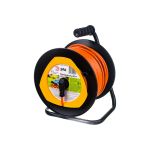 Силовой удлинитель ЭРА RPx-1e-3x1.5-40m, на пластиковой катушке, c заземлением, 40м, 1 гнездо, ПВС 3х1.5 Б0046839 (артикул 16200042) – фото 1