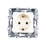 Розетка ЭРА 12-2111-02 2P E Schuko, 16A-250В, IP20, винт, 12, слоновая кость Б0029237 (артикул 15981727) – фото 1