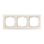 Рамка Smartbuy 3-местная пластик бежевая Нептун SBE-05i-Plastic-FR-3 (артикул 16052025) – фото 1