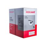 Кабель REXANT витая пара, FTP, 2PR, 24AWG, CAT5e, наружный, OUTDOOR, бухта 305 м 01-0124 (артикул 16124596) – фото 1