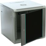 Телекоммуникационный настенный серверный шкаф W&T 19 дюймов 9U 600x500мм серый C096050GWTWOF (артикул 20241712) – фото 1