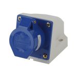 Стационарная наружная розетка ЭРА 113 2Р+РЕ 16А 220В IP44 Б0032874 (артикул 15881702) – фото 1