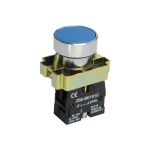 Кнопка управления IEK, LAY5-BA61, без подсветки, 1з, синяя ИЭК BBT60-BA-K07 (артикул 15167267) – фото 1
