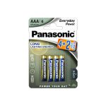 Элементы питания Panasonic LR03 Everyday Power BL6 4+2 7624 (артикул 17479134) – фото 1