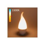 Светодиодная лампа Elektrostandard, свеча на ветру СDW LED D 8W 3300K E14 BLE1431 a050352 (артикул 16457198) – фото 1