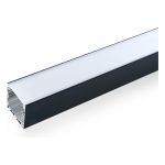 Накладной профиль для светодиодной ленты FERON CAB256 цвет черный, 10369 (артикул 18653117) – фото 1