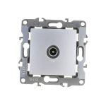 Розетка TV ЭРА 12-3102-03 проходная, IP20, 12, алюминий Б0027433 (артикул 15981070) – фото 1