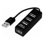 Разветвитель USB на 4 порта, черный REXANT 18-4103 (артикул 15640310) – фото 1