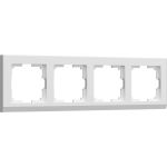 Рамка на 4 поста WERKEL W0041801 Stark белый a050914 (артикул 20216842) – фото 1