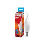 Светодиодная лампа IN HOME LED-СВЕЧА НА ВЕТРУ-VC 6Вт, 230В, Е14, 4000К, 540Лм 4690612030395 (артикул 16403848) – фото 1