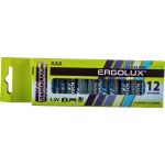 Батарейка Ergolux 1.5В, LR03, Alkaline, BP-12 11745 (артикул 16462470) – фото 1
