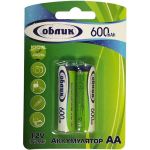 Аккумуляторы Облик Ni-Mh AA - 600 mAh Блистер-2 776 (артикул 17481378) – фото 1