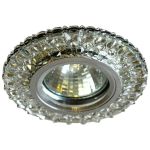 Встраиваемый светильник IMEX MR16+LED 3W 4000K ПОЛИКРИСТАЛЛ, AL/CLEAR IL.0027.1403 (артикул 16227590) – фото 1