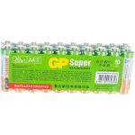 Алкалиновые батарейки GP АA 20 шт Super Alkaline 15А 15A-2CRVS20 (артикул 15783866) – фото 1