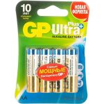 Батарейка пальчиковая Ultra Plus Alkaline LR6 4шт GP 15AUP-2CR4 (артикул 15497446) – фото 1