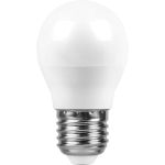 Светодиодная лампа SAFFIT SBG4513, G45 шар, 13W 230V E27 6400К, 1070Lm 55162 (артикул 18840846) – фото 1