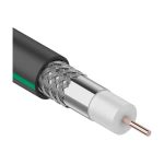 Коаксиальный кабель PROconnect SAT 703 B, Cu/Al/Al, 75%, 75 Ом, бухта 100м, черный OUTDOOR 01-2436-1 (артикул 16124401) – фото 1