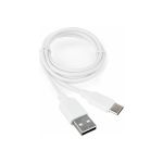 Кабель Cablexpert USB2.0, AM/Type-C, издание Classic 0.2, длина 1м, белый, блистер CCB-USB2-AMCMO2-1MW (артикул 20250940) – фото 1