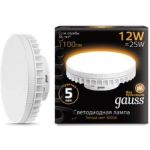 Лампа LED Gauss GX70 12W AC150-265V 3000K 131016112 (артикул 15629245) – фото 1