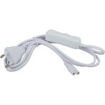 Сетевой шнур ЭРА с выключателем LLED-A-CABLE-1.5m-SW-W Б0025694 (артикул 15981313) – фото 1