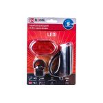 Велосипедный фонарь IN HOME BL 02 5LED с задним фонарем 3AA 2 режима с кронштейном ЧЕРНЫЙ 4690612035215 (артикул 18539287) – фото 1