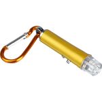 Фонарик-брелок на карабине ЧИНГИСХАН 1 LED/УФ/лазер 198-072 (артикул 16479549) – фото 1