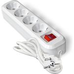 Удлинитель UNIVersal S-304 ПВС 3*1, 4 гнезда, с/з, выключатель, 2м 9634419 (артикул 16174682) – фото 1