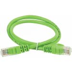 Коммутационный шнур патч-корд IEK ITK кат.5Е UTP, LSZH, 2м, зеленый PC02-C5EUL-2M (артикул 19640652) – фото 1