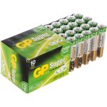 Алкалиновые батарейки GP АA 40 шт Super Alkaline 15А 15A-2CRVS40 (артикул 15783868) – фото 1