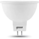 Лампа GAUSS MR16 12V 5W 530lm 6500K GU5.3 LED 1/10/100 201505305 (артикул 16856527) – фото 1
