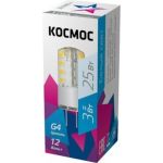 Светодиоднаялампа КОСМОС LED 3Вт 12В G4 4500К LksmLED3wJCG412v45 482437 (артикул 15933381) – фото 1