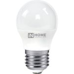 Светодиодная лампа IN HOME LED-ШАР-VC 8Вт 230В Е27 3000К 600Лм 4690612020563 (артикул 15918754) – фото 1