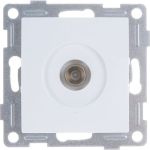 Механизм антенной розетки GUSI ELECTRIC Bravo одинарной, СУ, белый С10А1-001 (артикул 16032664) – фото 1