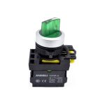 Переключатель ANDELI LA115-A5-11XD/G с подсветкой, с фиксацией, зеленый, LED, 220В ADL10-203 (артикул 17377722) – фото 1