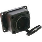 Настенная однофазная каучуковая розетка с заглушкой UNIVersal 602229 (артикул 15529533) – фото 1