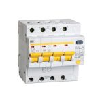 Дифференциальный автомат IEK АД14, 4Р, 63А, 100мА MAD10-4-063-C-100 (артикул 16300247) – фото 1